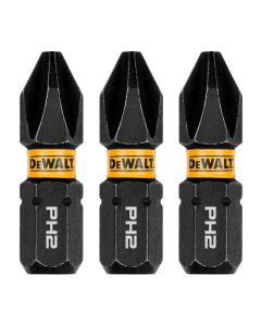 DWTDWAF1PH2IR3 image(1) - DEWALT 1In Phillips #2 FlexTorq 3Pk