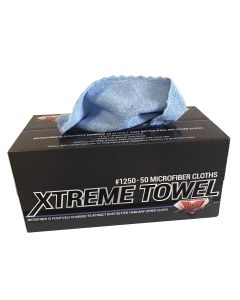 Excel Auto Body Products X-L 1250 Xtreme Towel, 12in x 12in, Microfiber Cloth, box of 50
