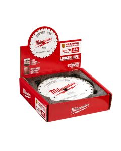 Milwaukee Tool 6-1/2" 24T Framing Circular Saw Blades Bulk 10