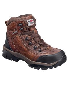 FSIA7244-9.5M image(0) - Avenger Work Boots Hiker - Men's Boot - Composite Toe - IC|EH|SR - Brown/Black - Size: 9.5 - D - (Regular)