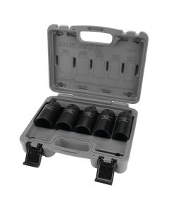 WLMW89316 image(2) - Wilmar Corp. / Performance Tool 5 pc. 12pt Axle Nut Socket