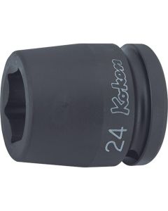 KKN16400A-1-3-8 image(0) - Ko-ken USA 16400A-1.3/8 3/4 Sq. Dr. Socket 1.3/8 6 point Length 55mm