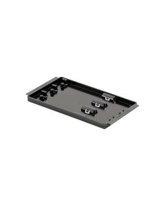 ERN8448 image(0) - Ernst Mfg. 3 Rail Socket Boss Tray only 8", Black
