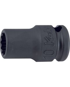 KKN13406M-14 image(0) - Ko-ken USA 13406M-14 3/8 Sq. Dr. Socket 14mm 12 point Length 32mm Thin walled