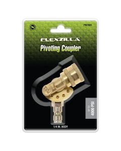 LEGPW3569 image(1) - Flexzilla Pressure Washer Quick-Connect Coupler, 3/8" Body x 3/8" FNPT, Brass