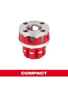 Milwaukee Tool Milwaukee Compact 3/4 Inch ALLOY NPT Portable Pipe Threading Forged Aluminum Die Head