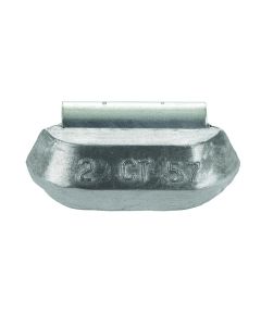 PWWCT040 image(0) - Wegmann Automotive 4oz Heavy-Duty Lead Uncoated Clip-on CT Series  Wheel Weight (Box of 25)