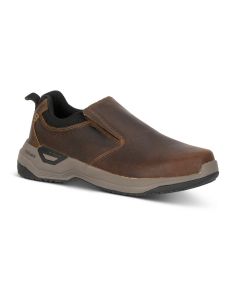 FSIA9006-12D image(1) - Avenger Work Boots Foreman MAX Low Slip-On - Men's - CN|EH|SR|SF - Brown - Size: 12 - D - (Regular)