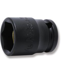 KKN13400AG-11-16 image(0) - Ko-ken USA 13400AG-11/16 3/8 Sq. Dr. Socket 11/16 6 point Length 32mm Magnet