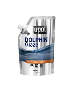 UPO0714 image(0) - U Pol Products DOLPHIN UP0714 Premium Self-Leveling Finishing Glaze, 14.8 fl-oz Soft Filler Bag, Viscous Liquid