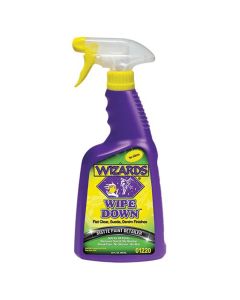 WZP01220 image(0) - Wizards Products Wipe Down 01220 Matte Paint Detailer, 22 oz Spray Bottle, Pink