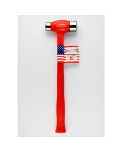 TRUTC50BPF image(0) - Trusty Cook Inc. 50 oz Flat-Flat Dead Blow Hammer - Model TC50BPF - Red