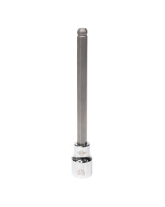 Mayhew Mayhew 3/8-Inch SAE Ball Hex Long Insert Socket Bit, 1/2-Inch Drive