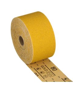 MMM02781 image(0) - 3M  Stikit Gold Sheet Roll 02781, 80D, 2-3/4-inch x 25 yd (70mm x 23 m)