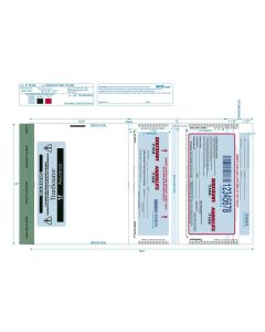 DSTDT10X8VC image(0) - Transource 10X8 2-pocket Deposit bag (200 Pk.)