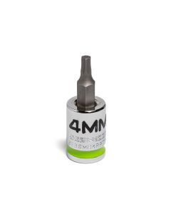 Grip Edge Tools 4mm 3/8" Dr Short RPT Hex Bit Socket