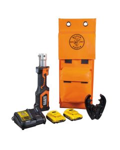 Klein Tools Battery-Operated Crimper, O+ Die Head, 2 Ah