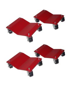 MERM998035 image(0) - Merrick Machine Co. 12" x 16" Auto Dolly 10000 lb - Set of 4