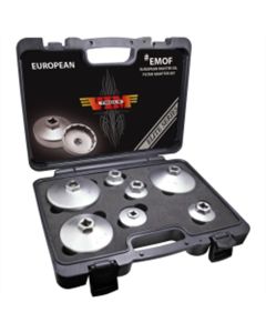 VIMEMOF image(0) - VIM Tools VIM Tools 7-Piece European Master Oil Filter Adapter Set