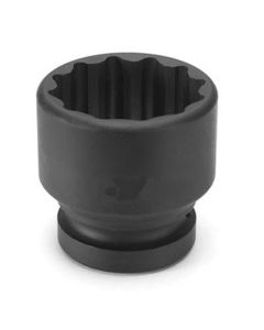 Grey Pneumatic SOC 2-1/4 1"D IMP 12PT BLK
