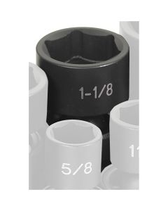 GRE2036U image(0) - Grey Pneumatic 1/2" Drive x 1-1/8" Standard Universal Socket