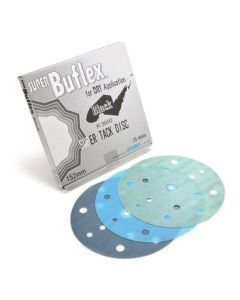 Eagle Abrasives, Inc. KOVAX Super Buflex 193-1562 Buflex Disc, 6 in, 15 Holes, 2500 Grit, Super-Tack Attachment, Blue