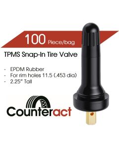 Counteract TR413-TPMS Counteract Tire Valve 53.5mm (100pk)