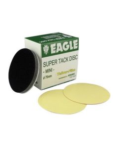 Eagle Abrasives, Inc. KOVAX Yellow-Film 730-1500 Abrasive Disc, 3 in, 1500 Grit, Super-Tack Attachment, Yellow