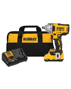 DWTDCF891Q1 image(1) - DeWalt 20V MAX XR 1/2 Inch Mid-Range Impact Wrench Kit With Hog Ring Anvil