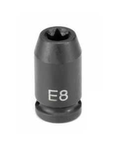 GRE911ET image(0) - Grey Pneumatic 1/4" Drive x E11 External Star Impact Socket