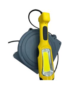 PHIECR40 image(0) - PHI Automotive Group Extension Cord Reel with Hand Lamp 40ft Retractable