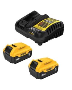 DWTDCB205-2 image(1) - DeWalt 20V MAX* 5Ah Battery (2 pk)