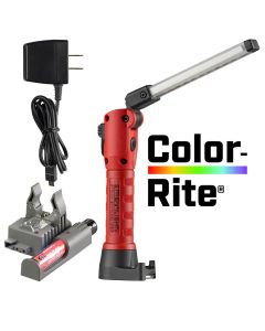STL74854 image(2) - Streamlight Strion Switchblade 500 Lumen Color-Rite Light Bar Worklight with Piggyback - Red