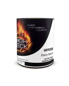 HITHFP250-1 image(0) - High Teck Products HFP250-1 Series HFP National Rule Urethane Basecoat, 1 gal, Black, 6.8 lb/gal VOC