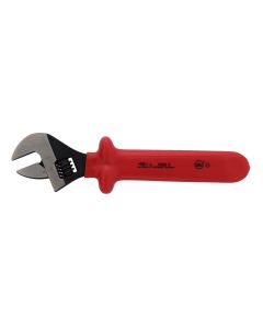 WIH76210 image(1) - Wiha Tools Insul. Adjustable 10" Wrench w/ slip guard handle for added protection. Etched on scale for pre-setting size.