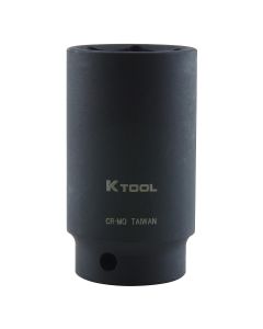 KTI33246 image(2) - K Tool International SOC IMP 1-7/16" 1/2" DR DEEP 6 PT