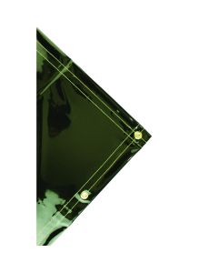 Jackson Safety Transparent Welding Curtain - 6' x 8' - Weight (per sq. yd.) 13 oz - Thickness 0.014" - Green - Amp Usage Medium/High