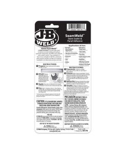 JBW50178 image(1) - J B Weld J-B Weld 50178 SeamWeld Seam Sealer and Panel Adhesive Syringe - 25 ml.