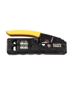 KLEVDV226107 image(0) - Klein Tools Ratcheting Data Cable Crimper / Stripper / Cutter, Compact