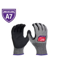 MLW48-73-7011 image(0) - Milwaukee Tool Cut Level 7 High-Dexterity Nitrile Dipped Gloves - Medium