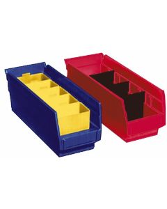 MRO89771042 image(0) - Msc Industrial Supply 11-1/8" Wide x 11-5/8" Deep x 4" High Hopper Shelf Bin