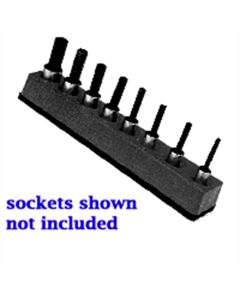 MTS388 image(1) - Mechanic's Time Savers SOC HOL 3/8U MAG BLACK