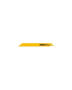 DEWALT Reciprocating Saw Blades, Straight Back, 8-Inch, 18 Tpi, 25-Pack