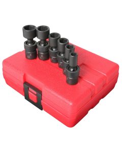 SUN1813 image(0) - SUNEX SOCKET SET IMPACT 1/4IN. DRIVE 6 PC UNIV SAE.