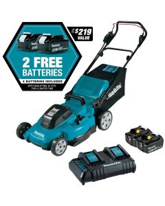 MAKXML10CT1 image(0) - Makita 18V X2 21" Push Mower Kit
