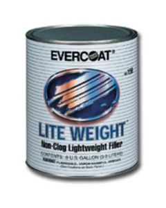 FIB156 image(0) - Fibre glass Evercoat LITE WEIGHT 100156 Professional Lightweight Body Filler, 3 L Can, Gray, Liquid