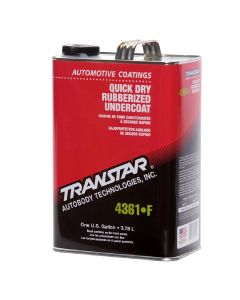 TRP4361-F image(0) - Transtar Autobody Products Quick Dry Rubberized Undercoat - 1 Gallon - Black