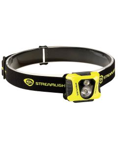 STL61420 image(1) - Streamlight Enduro Pro - Includes (3) "AAA" Alkaline Batteries, Elastic Headstrap - Clam - Yellow