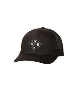 RDBHATC5 image(0) - Redback Flip Da Bird Diamond Snapback Black