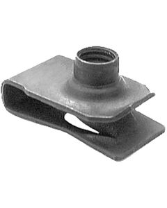 AVCAP11628 image(0) - AUVECO AP11628 Short Extruded U-Nut, M6.3 x 1 mm Screw, Phosphate